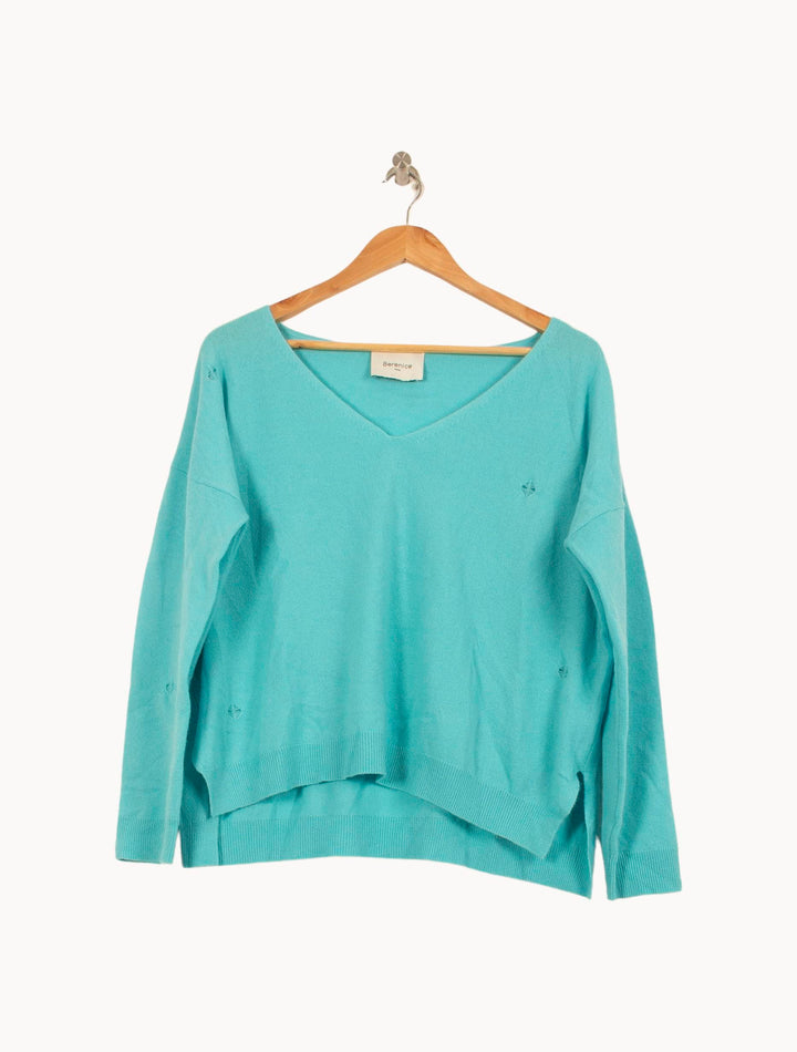 Pull Bleu - Taille S/36 de la marque Bérénice | PARAD63083 - Vendu par Paradigme - Image 2