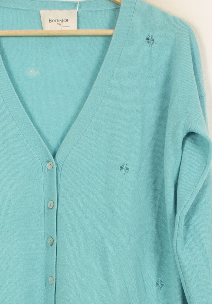 Cardigan Bleu - Taille S/36 de la marque Bérénice | PARAD63084 - Vendu par Paradigme - Image 3