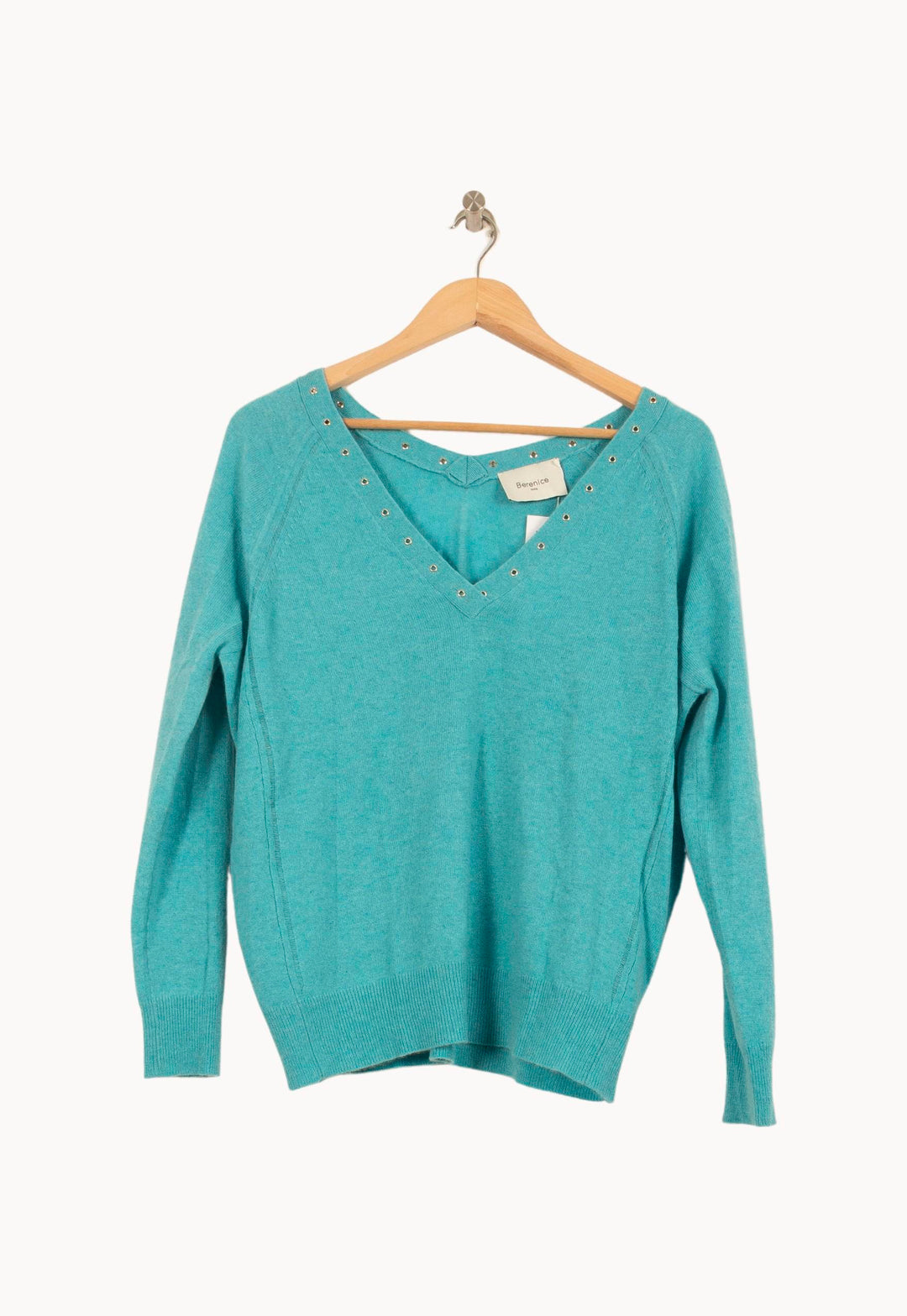 Pull Bleu - Taille S/36 de la marque Bérénice | PARAD63086 - Vendu par Paradigme - Image 2