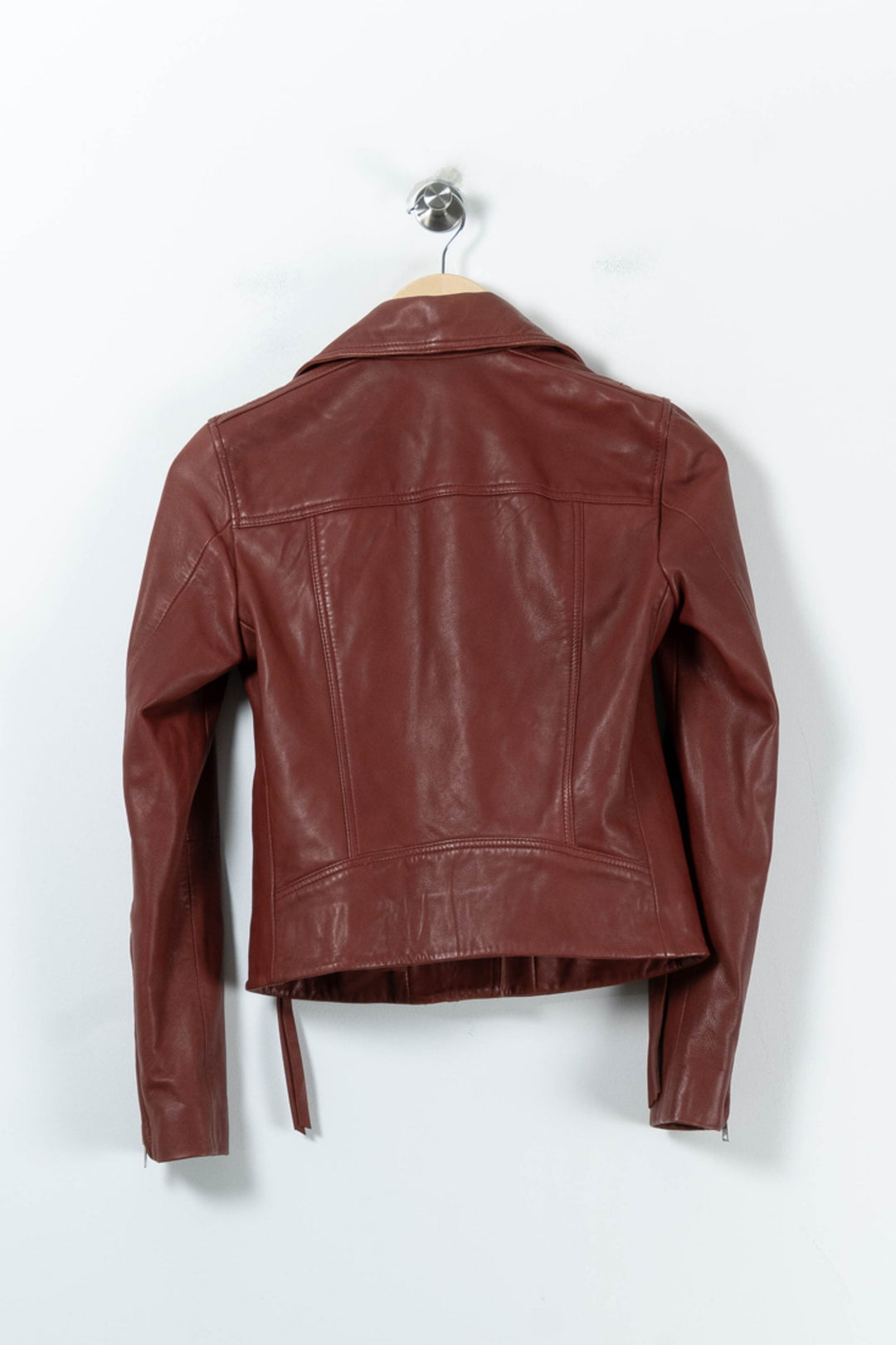 Perfecto Bordeaux - Taille XS/34 de la marque All Saints | PARAD63091 - Vendu par Paradigme - Image 4