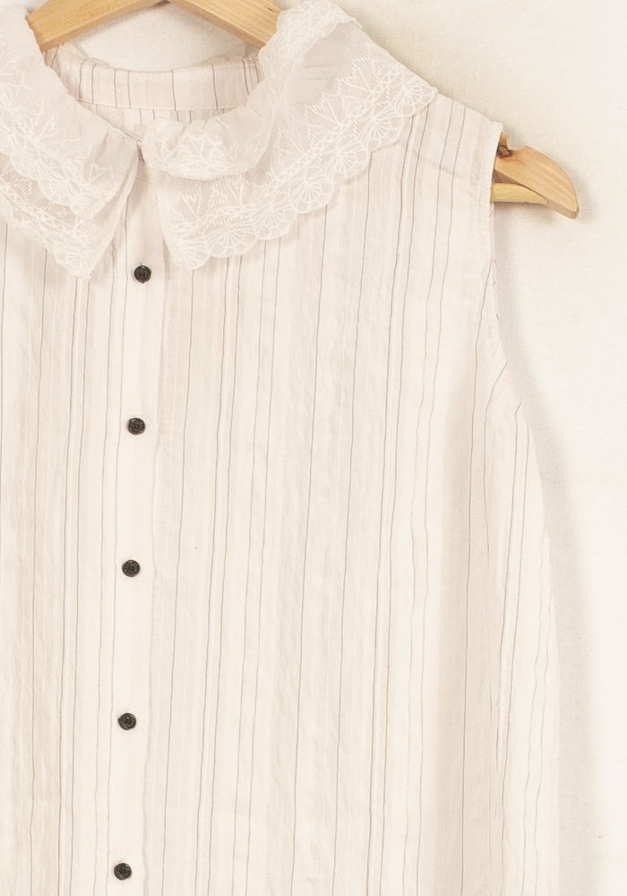 Blouse Blanche - Taille M/38 de la marque Sessùn | PARAD63111 - Vendu par Paradigme - Image 3