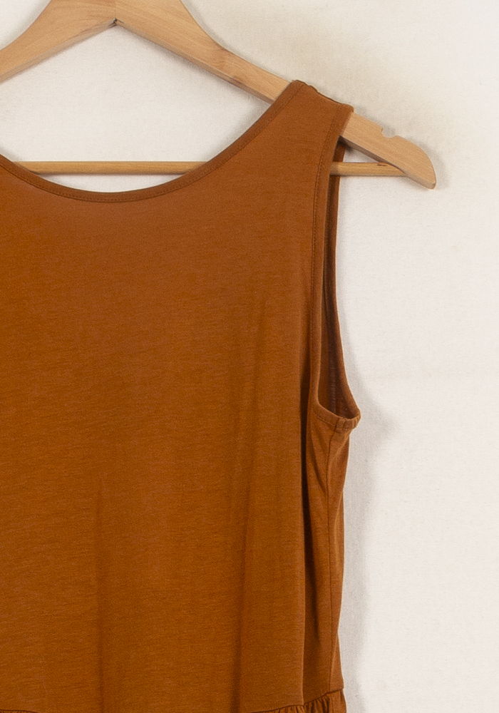 Robe Longue Marron - Taille S/36 de la marque Sessùn | PARAD63113 - Vendu par Paradigme - Image 3