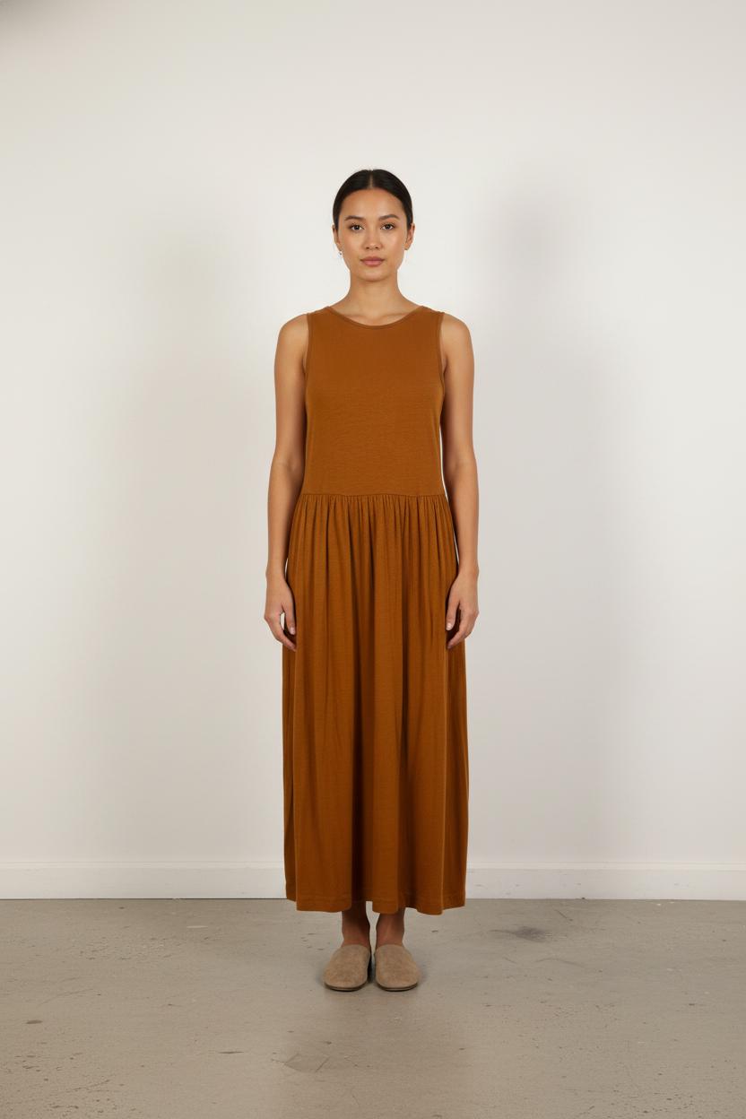 Robe Longue Marron - Taille S/36
