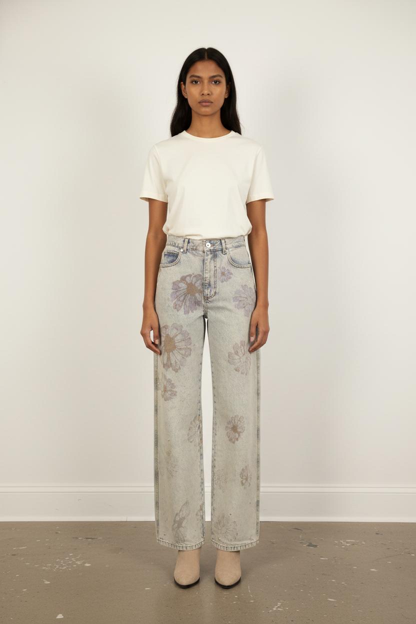 Jean Large Bleu - Taille XS/34