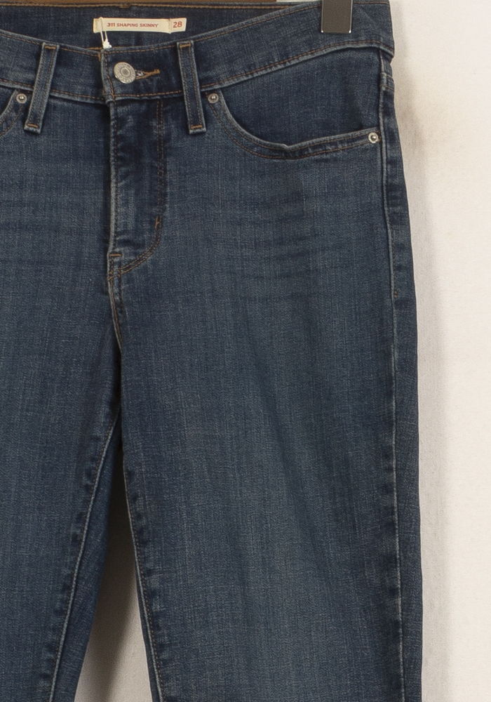 Jean Skinny Bleu - Taille M/38 de la marque Levi's | PARAD63122 - Vendu par Paradigme - Image 3