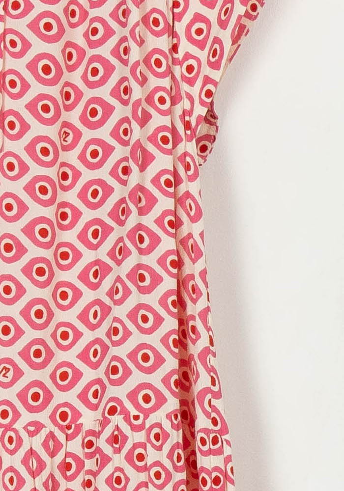 Robe Fluide Rose et Blanc - Taille XS/34 de la marque Zadig&Voltaire | PARAD63131 - Vendu par Paradigme - Image 3