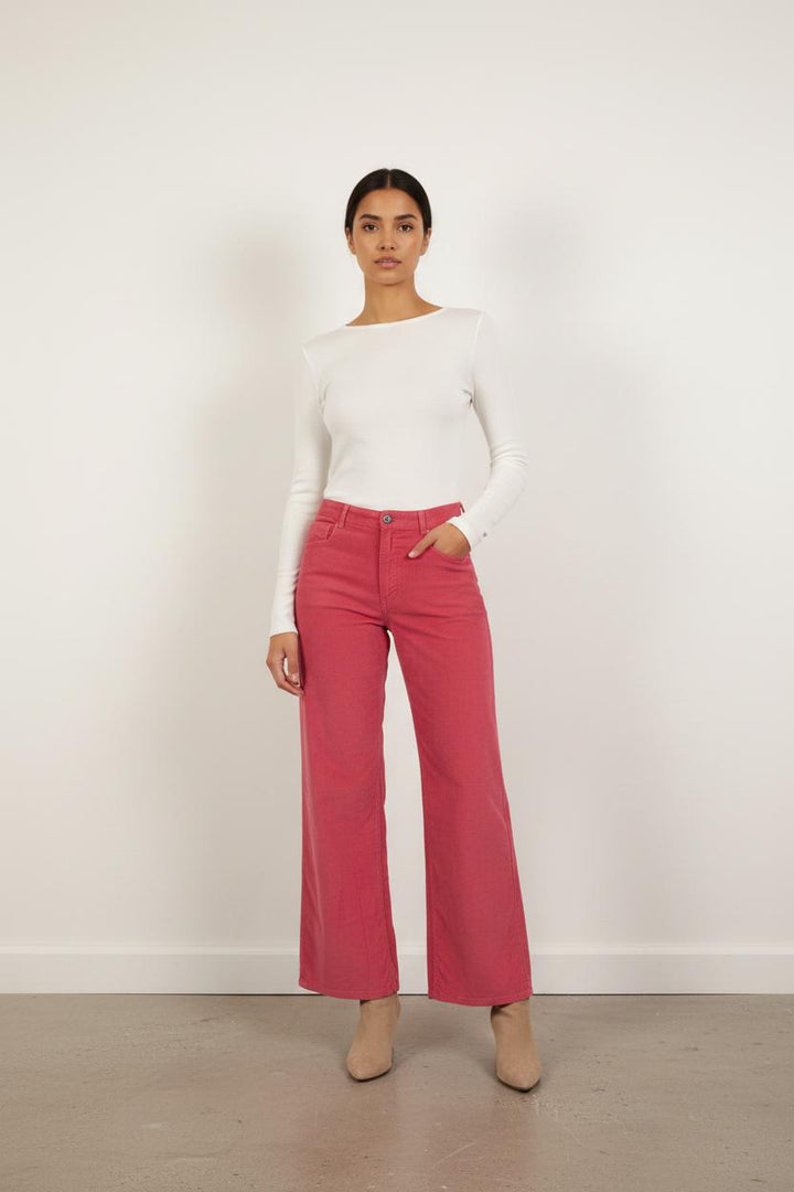 Pantalon Large Rose - Taille S/36