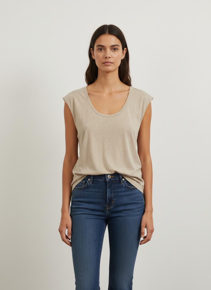 Débardeur Beige - Taille L/40
