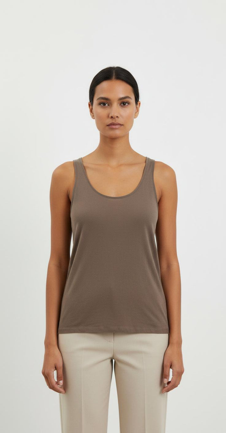 Débardeur Marron - Taille L/40