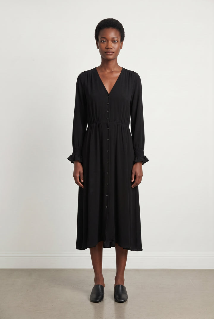 Robe Longue Noire - Taille S/36 de la marque Petite Mendigote | PARAD63153 - Vendu par Paradigme - Image 1