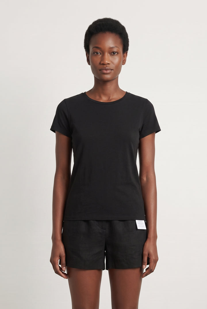 Tee-shirt Noir - Taille M/38 de la marque Majestic Filatures | PARAD63156 - Vendu par Paradigme - Image 1