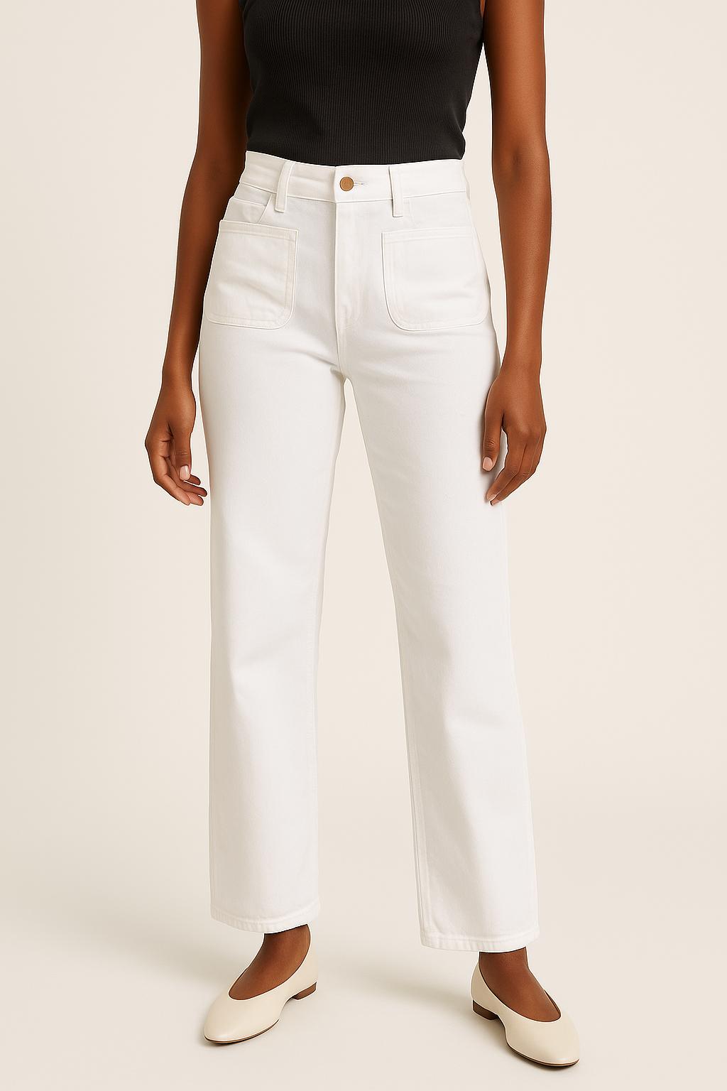 Jean Blanc - Taille S/36 de la marque Petite Mendigote | PARAD63174 - Vendu par Paradigme - Image 1