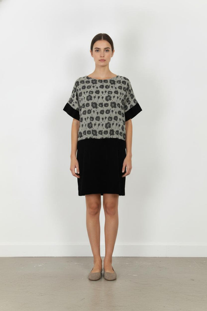 Robe Courte Noire et Grise - Taille S/36 de la marque Manoush | PARAD63181 - Vendu par Paradigme - Image 1