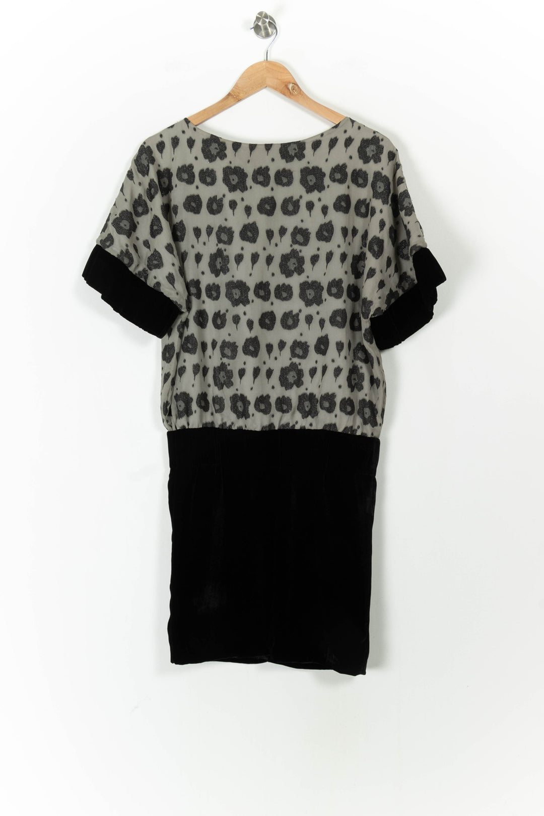 Robe Courte Noire et Grise - Taille S/36 de la marque Manoush | PARAD63181 - Vendu par Paradigme - Image 2