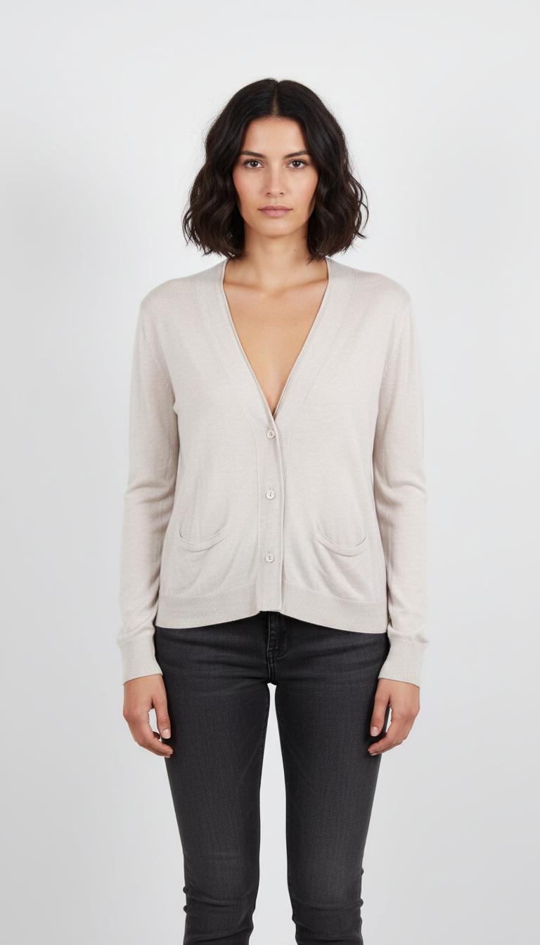 Cardigan Beige - Taille L/40