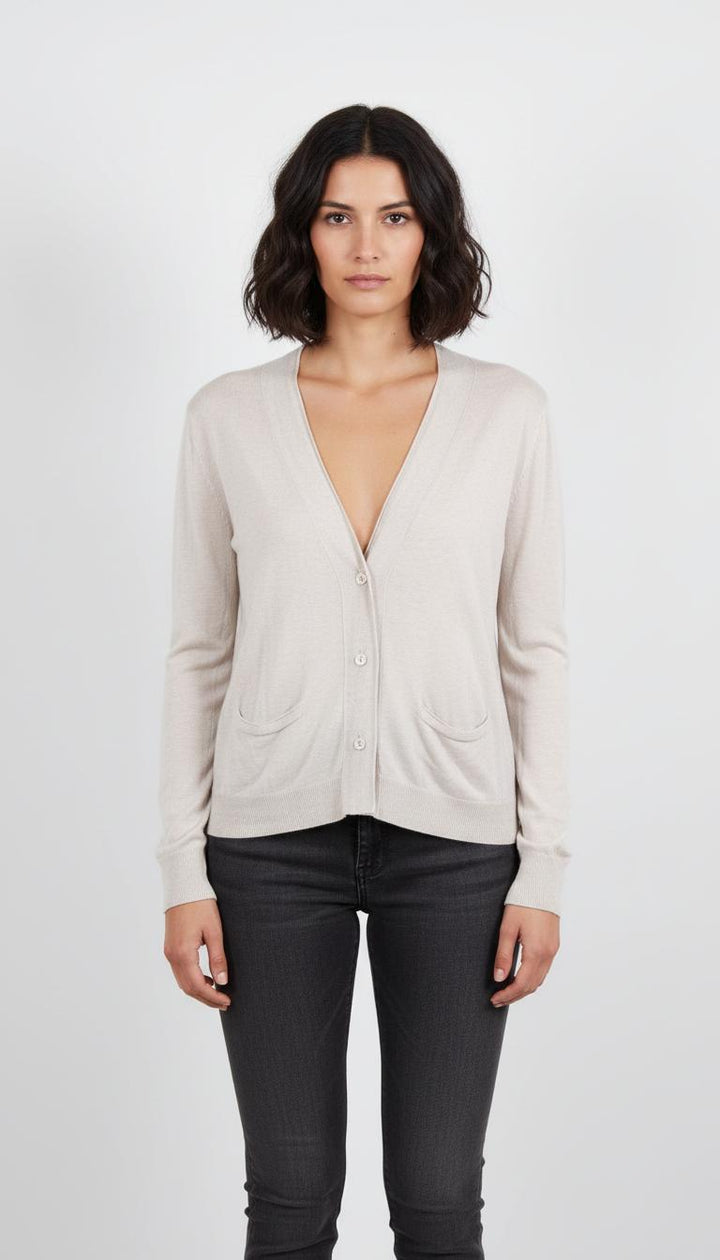 Cardigan Beige - Taille L/40