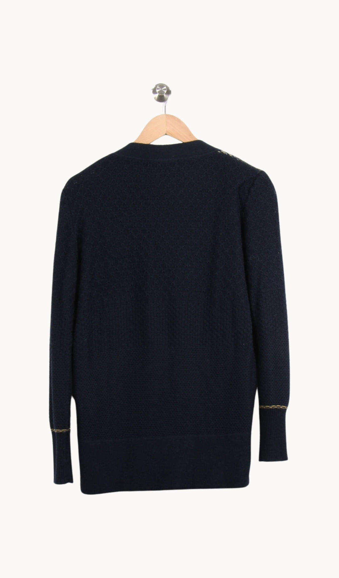 Cardigan Bleu et Gris - Taille L/40 de la marque Sessùn | PARAD63212 - Vendu par Paradigme - Image 4