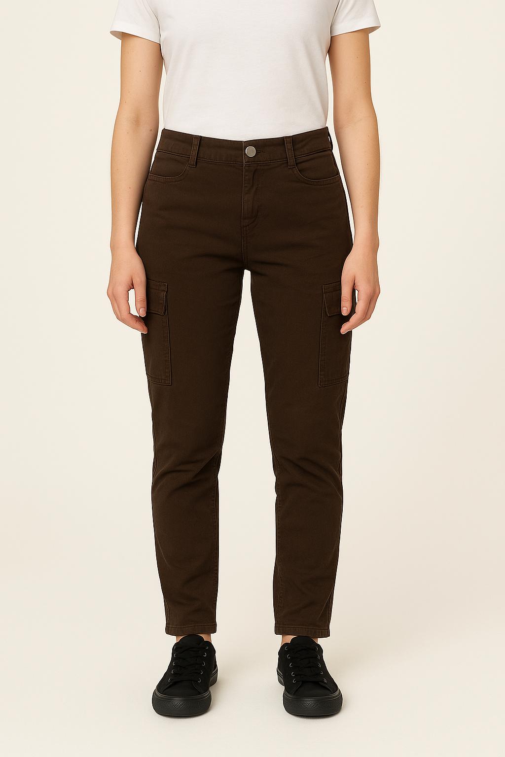 Pantalon Cargo Marron - Taille M/38 de la marque ZAPA | PARAD63225 - Vendu par Paradigme - Image 1