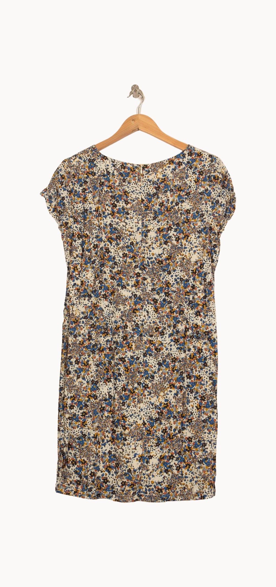 Robe Bleu et Beige - Taille S/36 de la marque La Fée Maraboutée | PARAD63230 - Vendu par Paradigme - Image 4