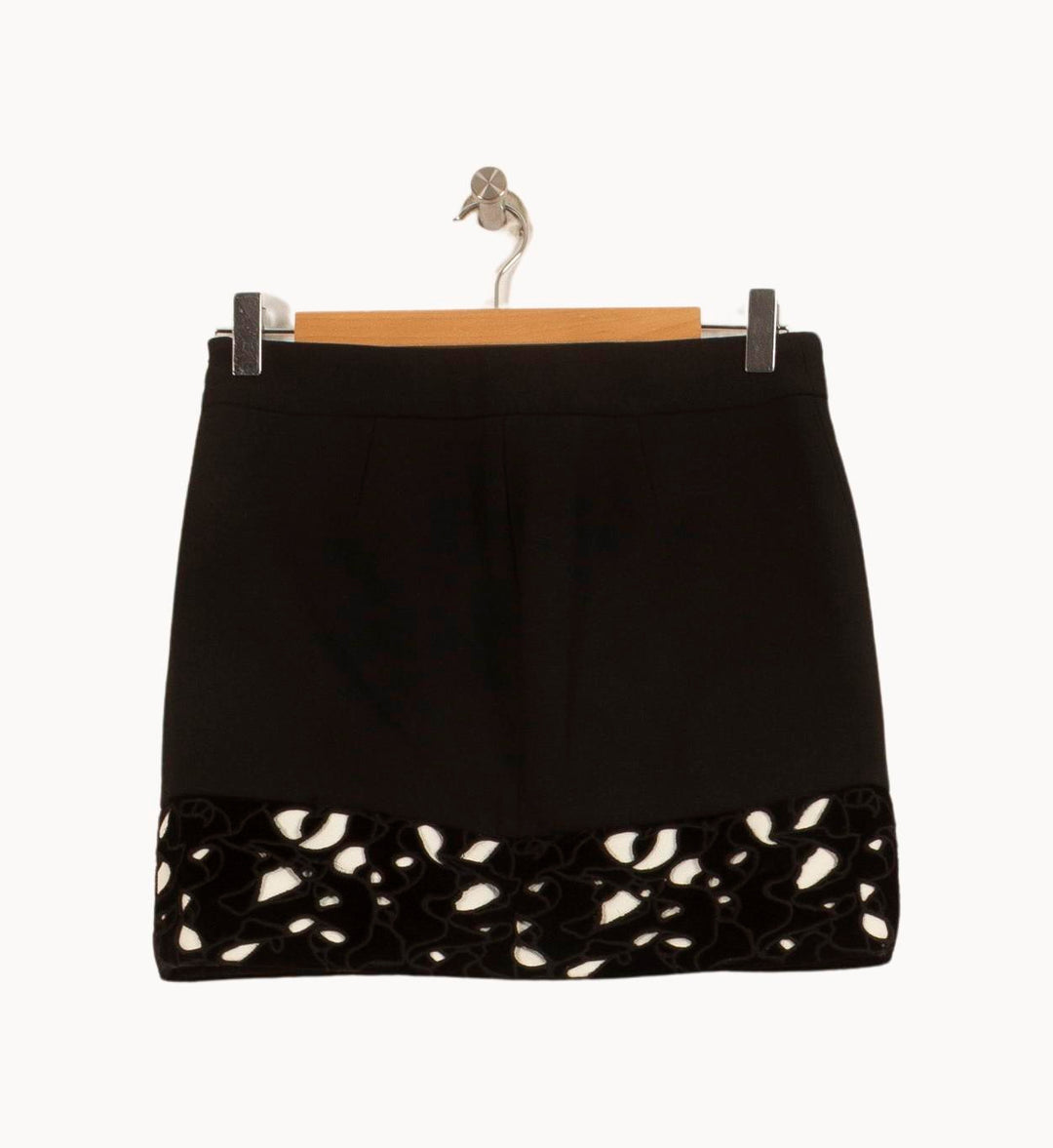 Jupe Courte Noire et Blanche - Taille S/36 de la marque Maje | PARAD63235 - Vendu par Paradigme - Image 4