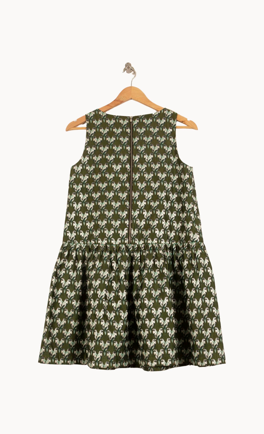 Robe Sans Manches Verte et Blanche - Taille S/36 de la marque Maje | PARAD63237 - Vendu par Paradigme - Image 4