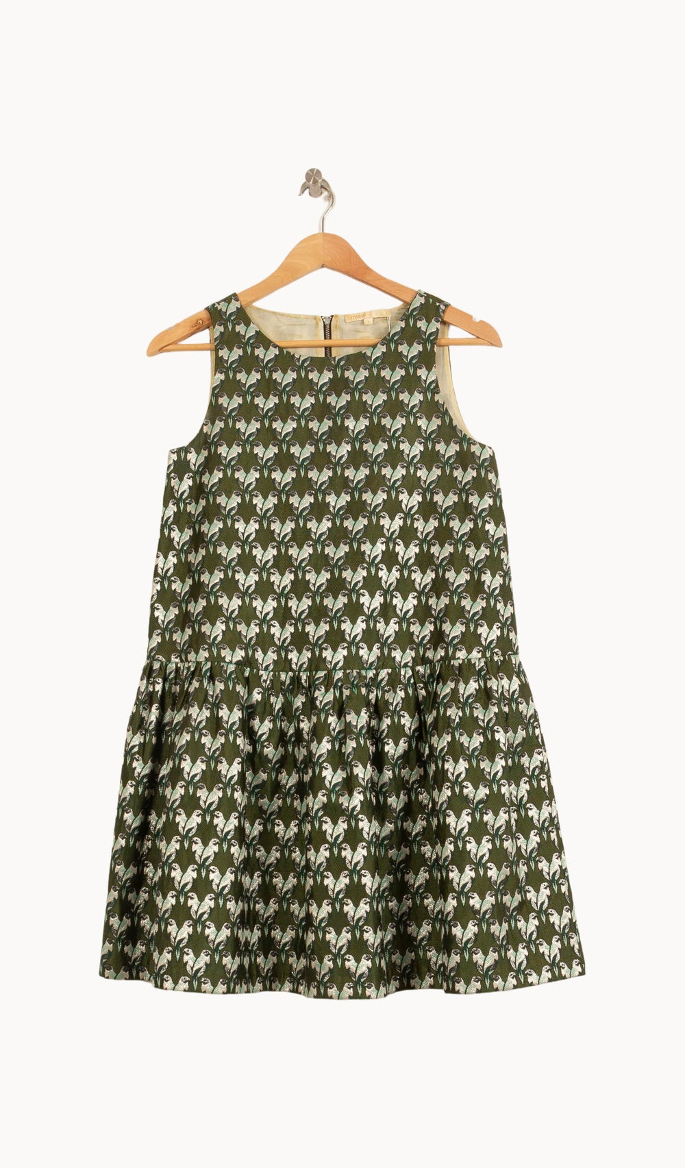 Robe Sans Manches Verte et Blanche - Taille S/36 de la marque Maje | PARAD63237 - Vendu par Paradigme - Image 2