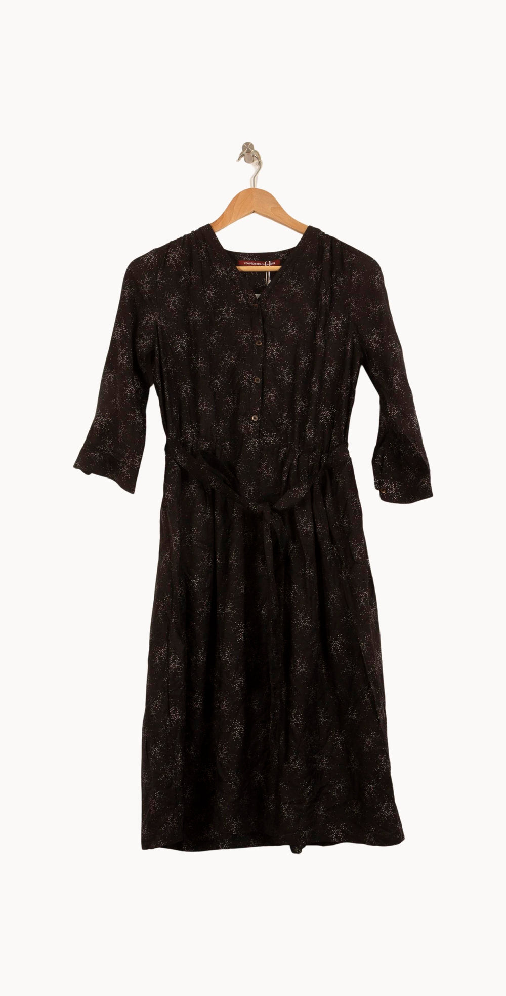 Robe Midi Noire - Taille XS/34 de la marque Comptoir des Cotonniers | PARAD63244 - Vendu par Paradigme - Image 2