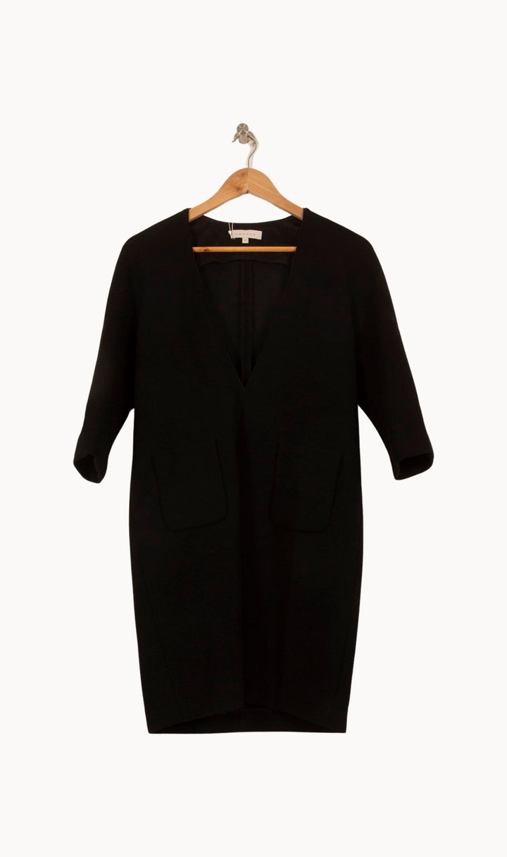 Robe Courte Noire - Taille M/38 de la marque Sandro | PARAD63245 - Vendu par Paradigme - Image 2