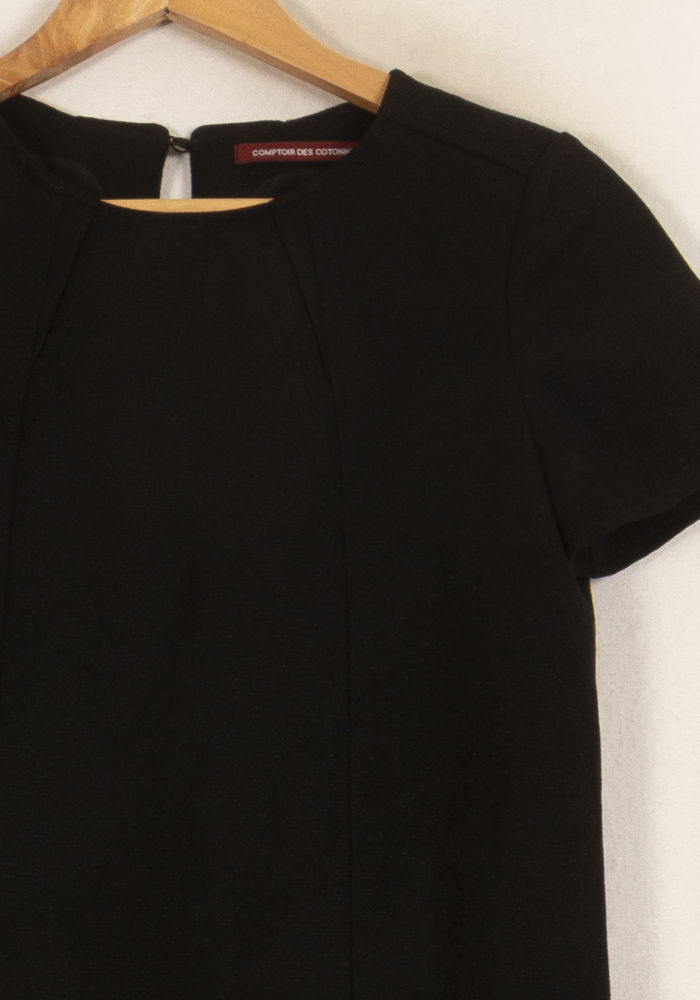 Robe Droite Noire - Taille S/36 de la marque Comptoir des Cotonniers | PARAD63247 - Vendu par Paradigme - Image 3
