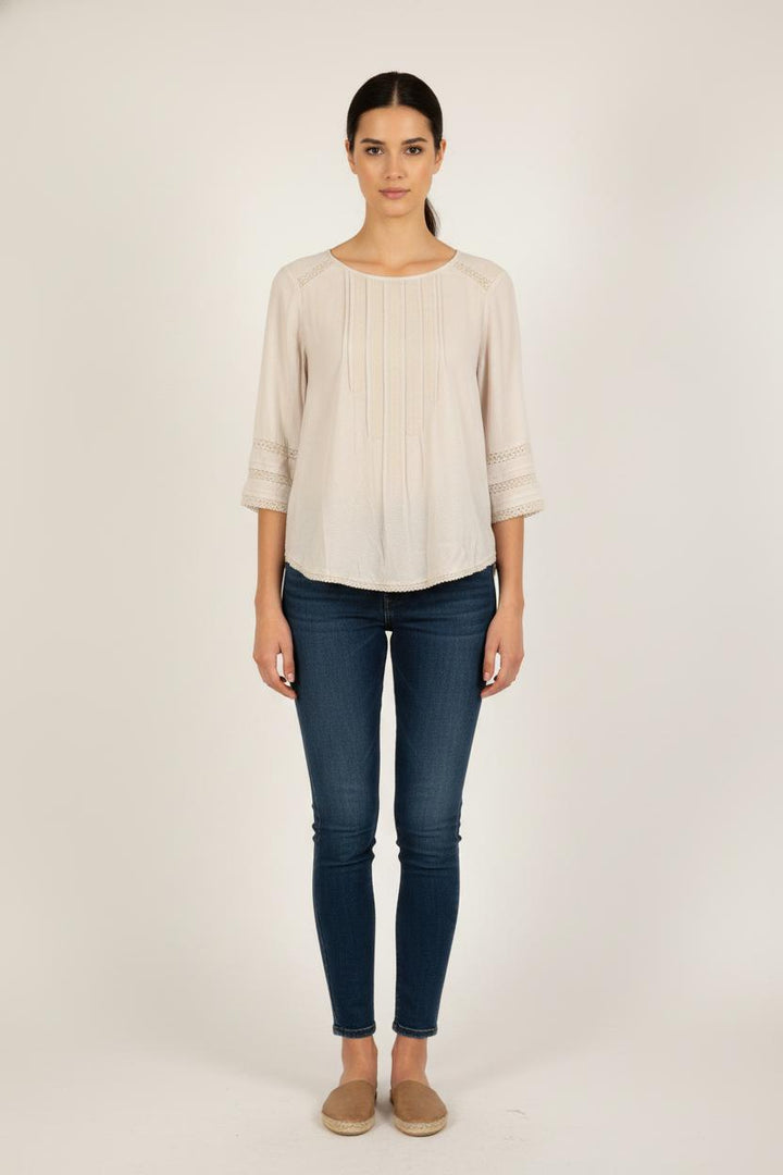 Blouse Beige - Taille M/38