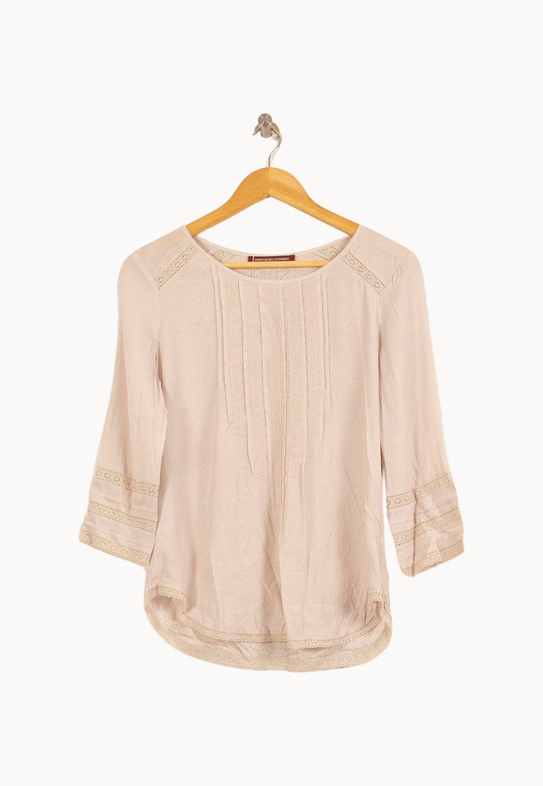 Blouse Beige - Taille M/38 de la marque Comptoir des Cotonniers | PARAD63248 - Vendu par Paradigme - Image 2