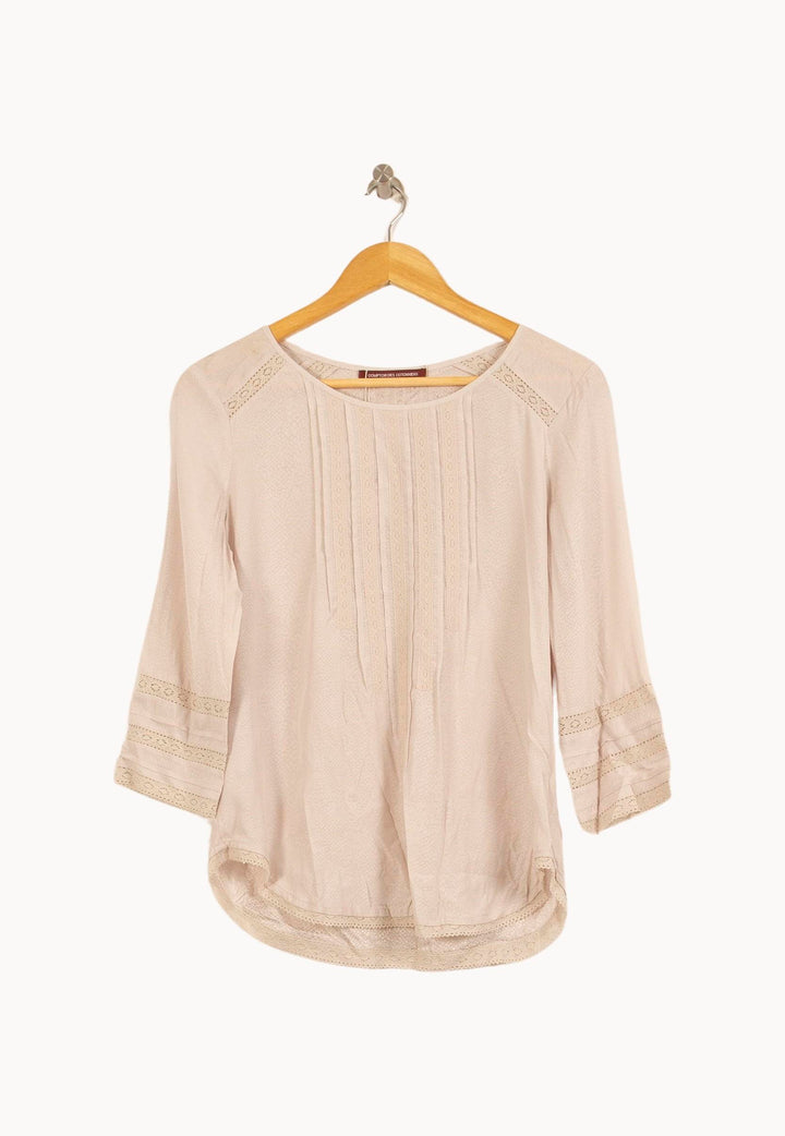 Blouse Beige - Taille M/38 de la marque Comptoir des Cotonniers | PARAD63248 - Vendu par Paradigme - Image 2