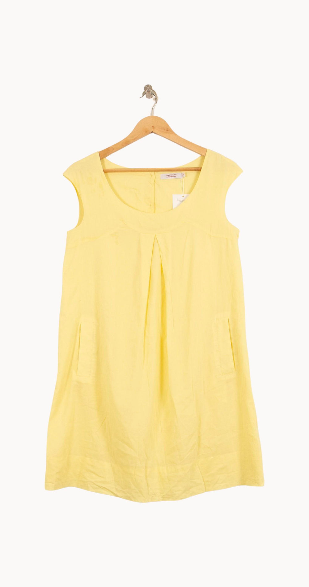 Robe Sans Manches Jaune - Taille M/38 de la marque Comptoir des Cotonniers | PARAD63251 - Vendu par Paradigme - Image 2