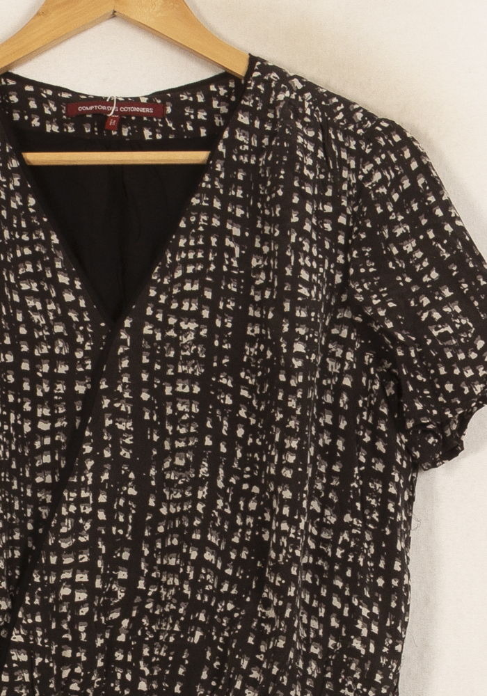 Robe Courte Noire et Blanche - Taille L/40 de la marque Comptoir des Cotonniers | PARAD63252 - Vendu par Paradigme - Image 3