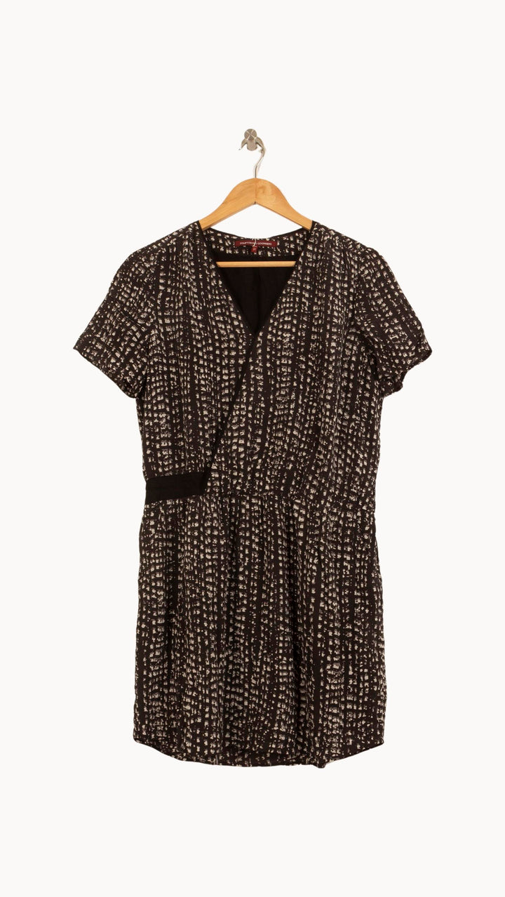 Robe Courte Noire et Blanche - Taille L/40 de la marque Comptoir des Cotonniers | PARAD63252 - Vendu par Paradigme - Image 2