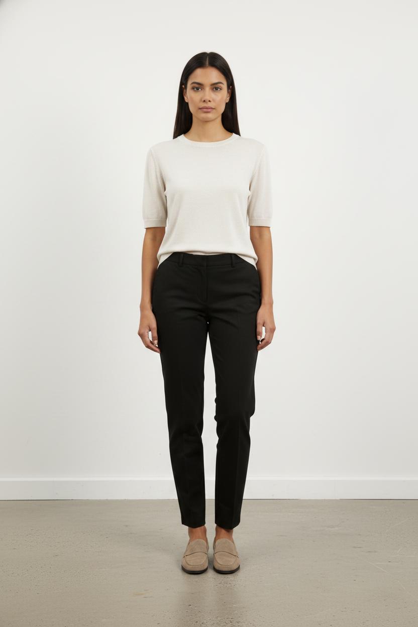 Pantalon Cigarette Noir - Taille S/36