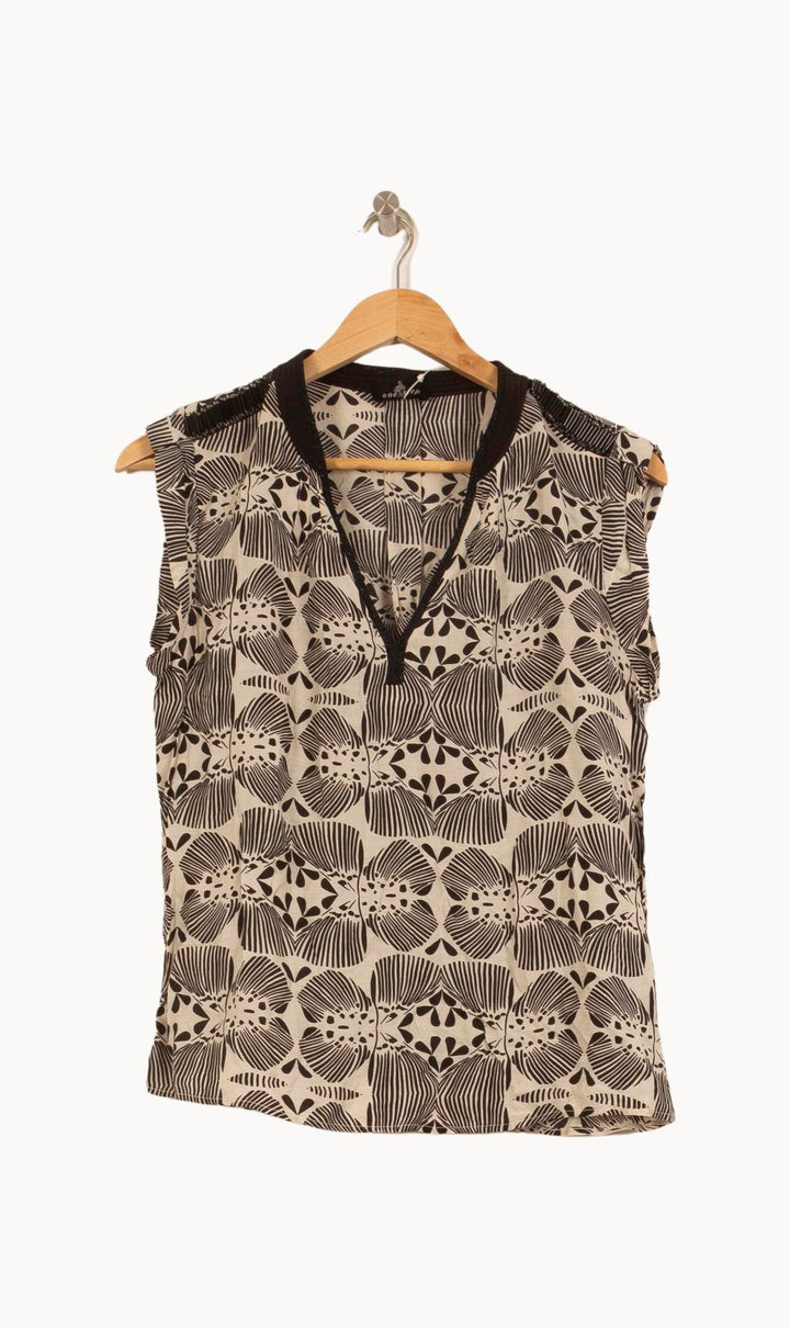 Débardeur Noir et Beige - Taille M/38 de la marque One Step | PARAD63259 - Vendu par Paradigme - Image 2