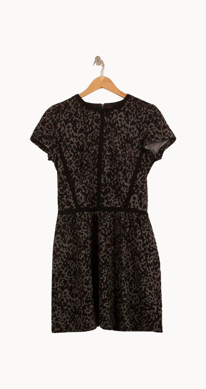 Robe Courte Grise et Noire - Taille M/38 de la marque Comptoir des Cotonniers | PARAD63263 - Vendu par Paradigme - Image 2