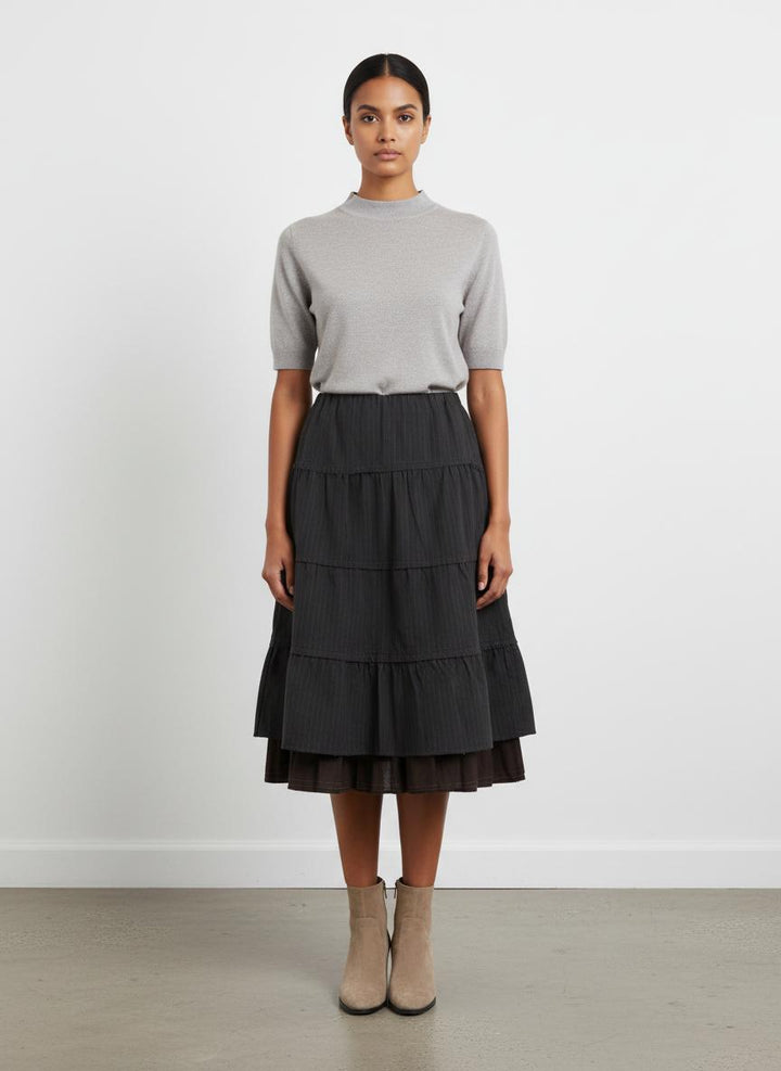 Jupe Longue Grise - Taille XL/42