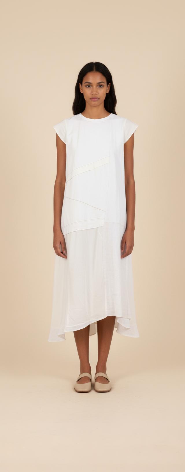Robe Midi Blanche - Taille XXL/44 de la marque One Step | PARAD63274 - Vendu par Paradigme - Image 1