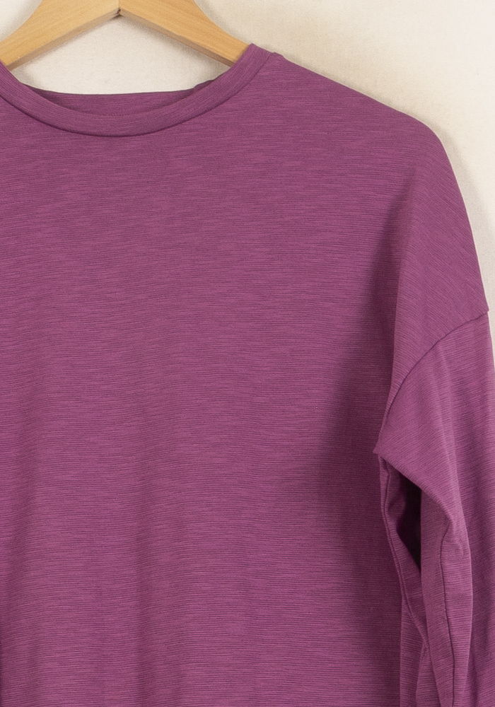 Tee-shirt à Manches Longues Violet - Taille L/40 de la marque Sessùn | PARAD63278 - Vendu par Paradigme - Image 3