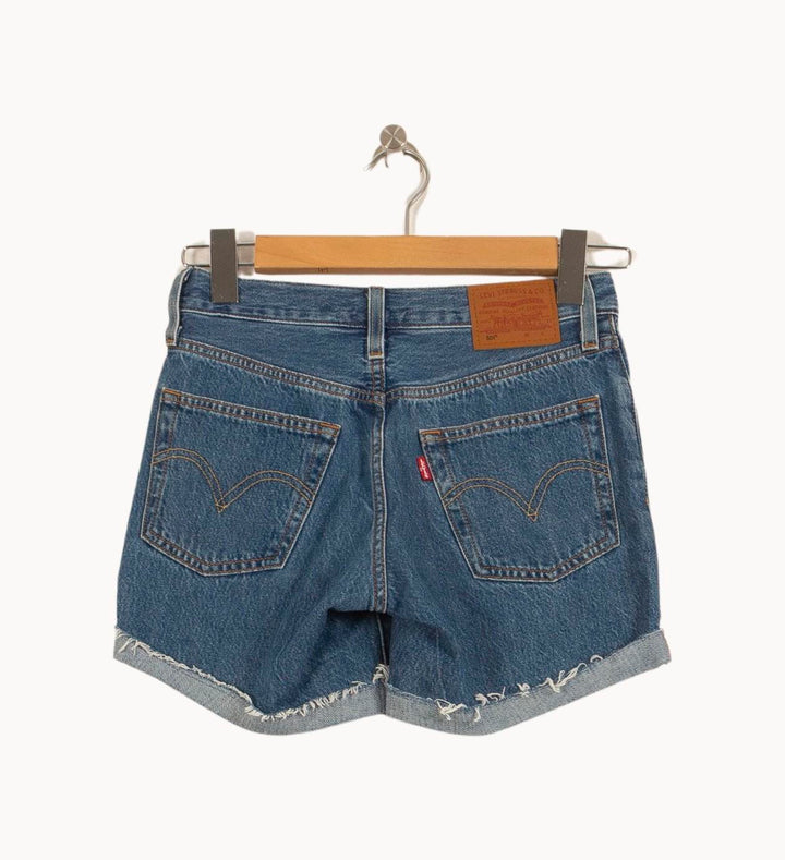 Short en Jean Bleu - Taille XXS/32 de la marque Levi's | PARAD63287 - Vendu par Paradigme - Image 4