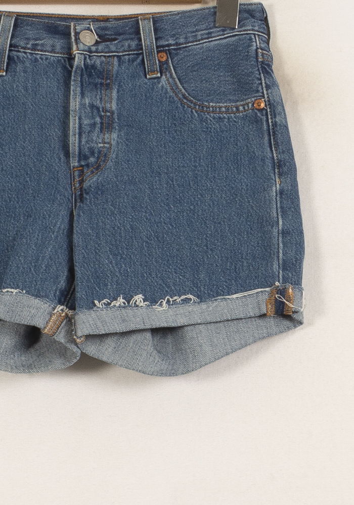 Short en Jean Bleu - Taille XXS/32 de la marque Levi's | PARAD63287 - Vendu par Paradigme - Image 3