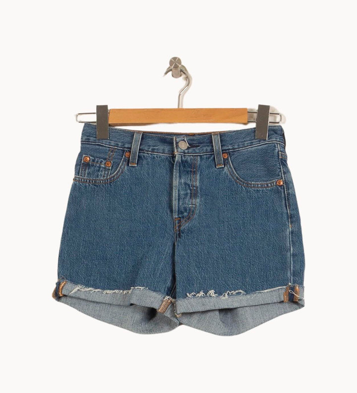 Short en Jean Bleu - Taille XXS/32 de la marque Levi's | PARAD63287 - Vendu par Paradigme - Image 2