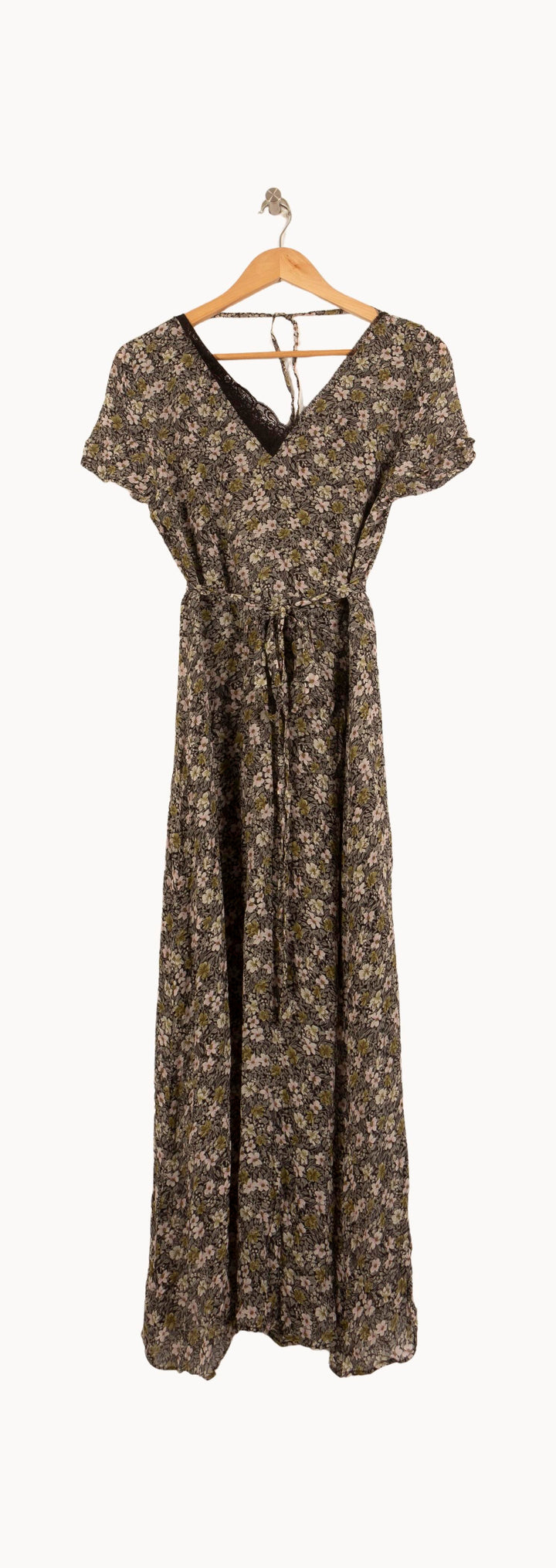Robe Longue Verte et Blanche - Taille S/36 de la marque IKKS | PARAD63288 - Vendu par Paradigme - Image 2