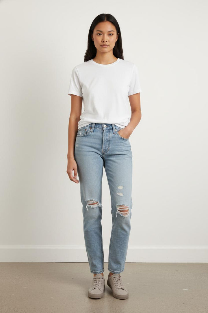 Jean Délavé Bleu - Taille XXS/32