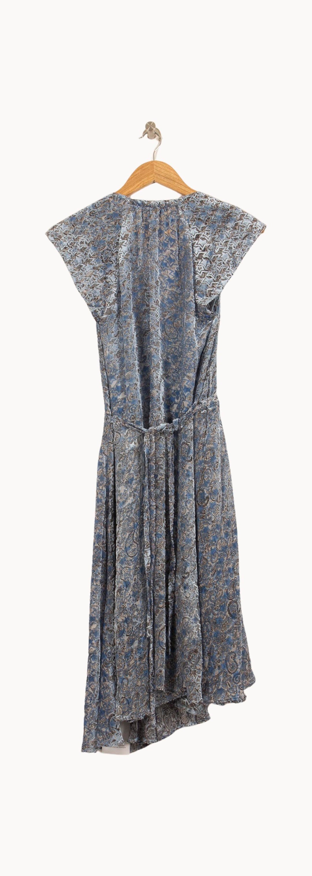 Robe Longue Bleue - Taille XS/34 de la marque Zadig&Voltaire | PARAD63310 - Vendu par Paradigme - Image 4