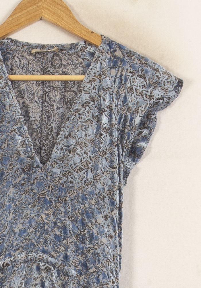 Robe Longue Bleue - Taille XS/34 de la marque Zadig&Voltaire | PARAD63310 - Vendu par Paradigme - Image 3