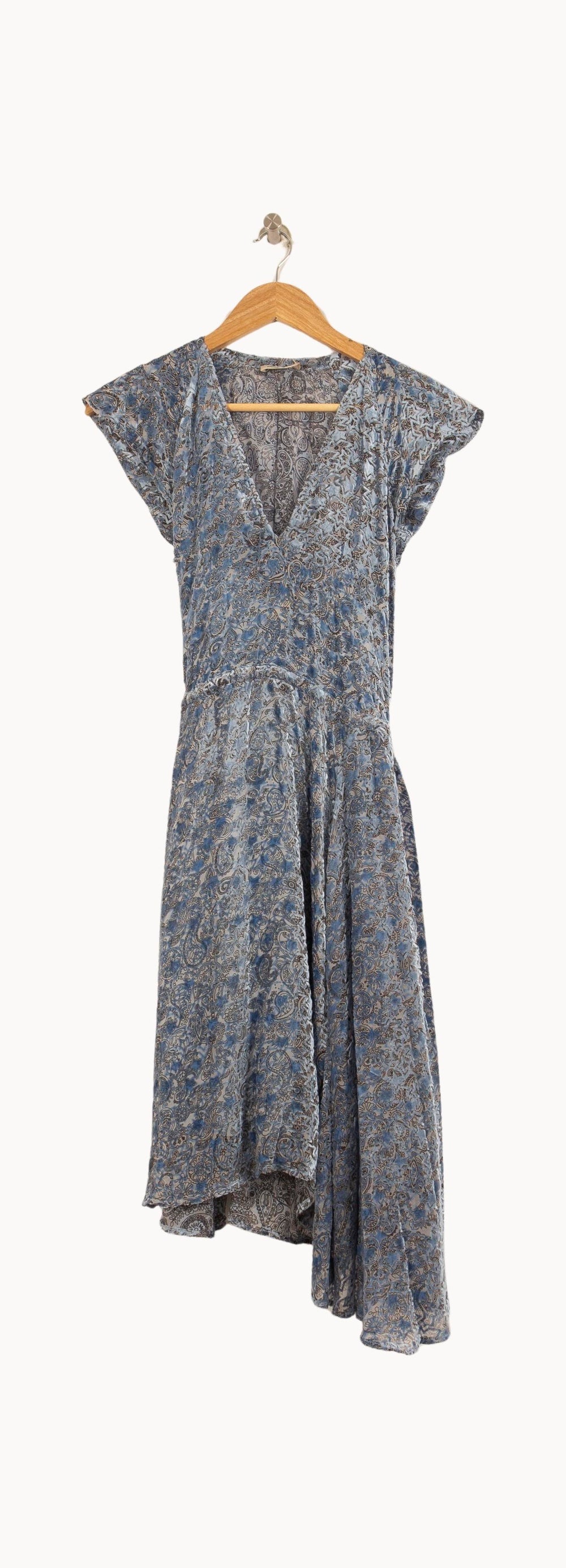 Robe Longue Bleue - Taille XS/34 de la marque Zadig&Voltaire | PARAD63310 - Vendu par Paradigme - Image 2