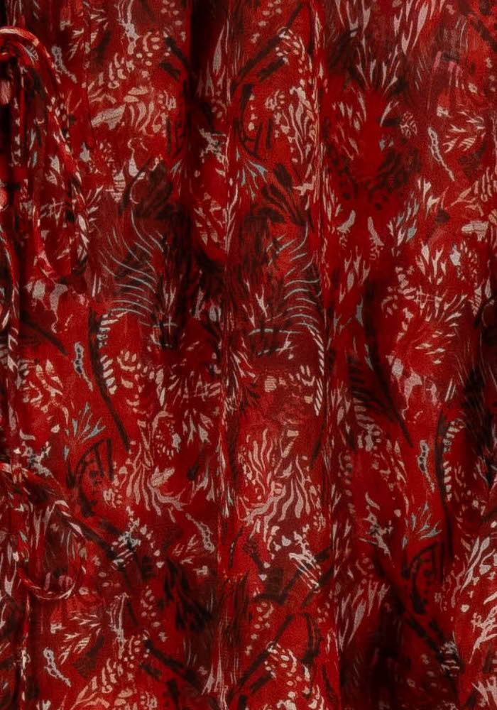 Blouse Bordeaux et Noir - Taille XS/34 de la marque IRO | PARAD63316 - Vendu par Paradigme - Image 3